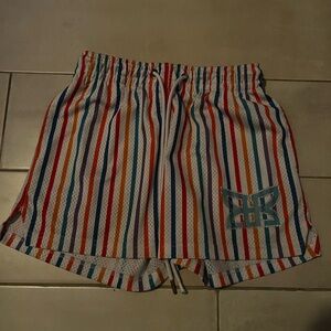 Colorful Striped Shorts